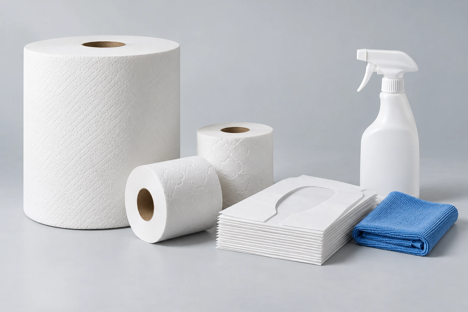 Illustrative Cleaning & Paper Supplies products
